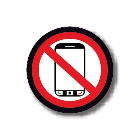 Ergomat 17in CIRCLE SIGNS - No Smartphone DSV-SIGN 289 #6034 -UEN